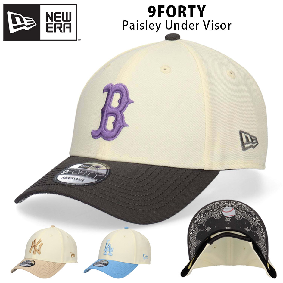 NEW ERA（ニューエラ） 9FORTY ペイズリー アンダーバイザー キャップ