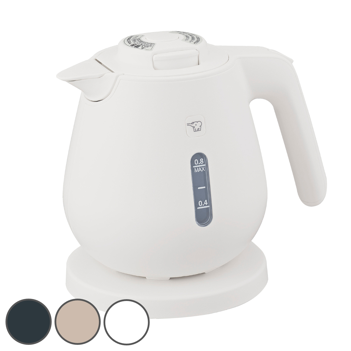 象印（ZOJIRUSHI） 電気ケトル 800ml 安全設計 空だき防止 メーカー