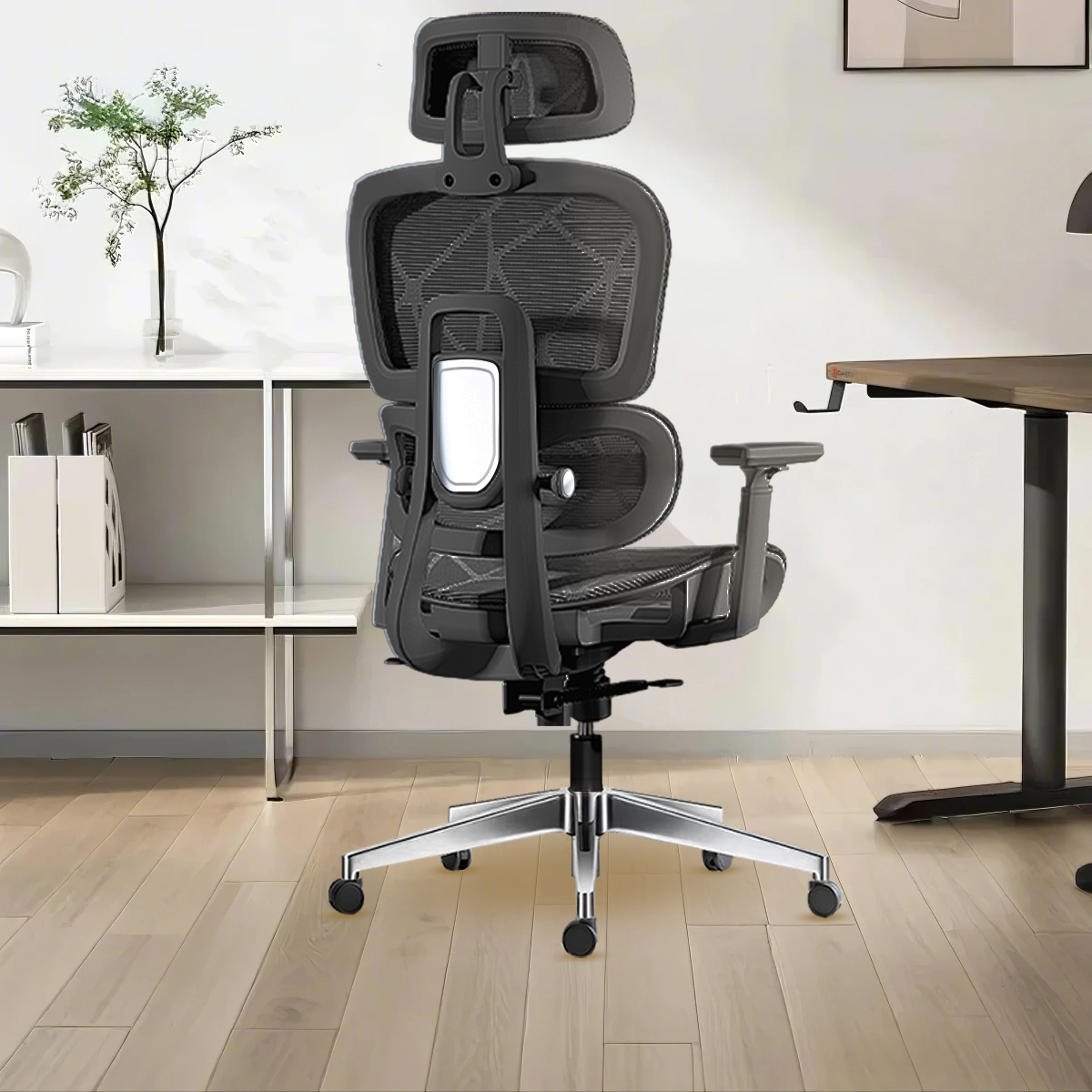 オフィスチェア メッシュ 人間工学 3Dアームレスト リクライニング 2D