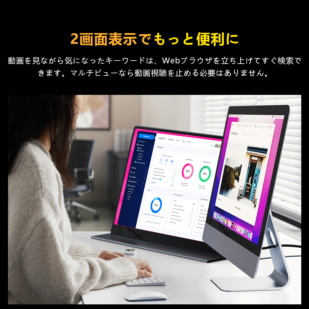 新品番 EVICIV 有機EL OLED パネル搭載 16インチ 3K 2880X1800解像度