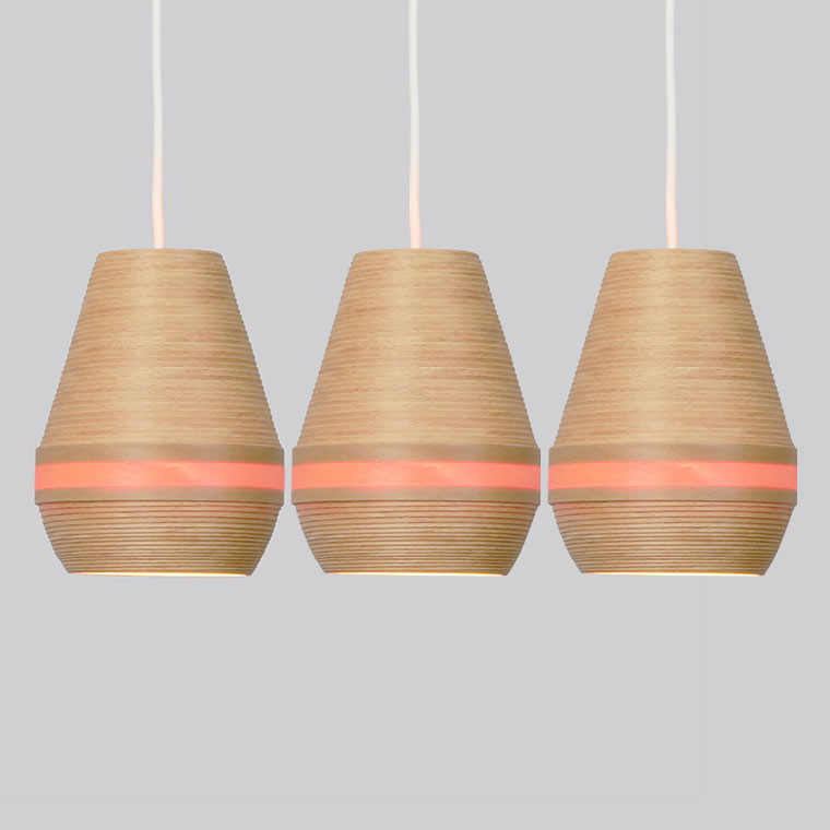 BUNACO（ブナコ） ペンダントランプ ナチュラル 3台セット BL-P343