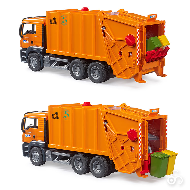 おまけ付) ブルーダー MAN TGS ごみ収集車 bruder BR03760 おもちゃ