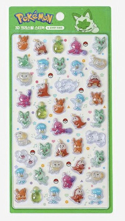 Pokemon（ポケモン） 【韓国公式】ポケピース CANDY BONBON STICKER 全