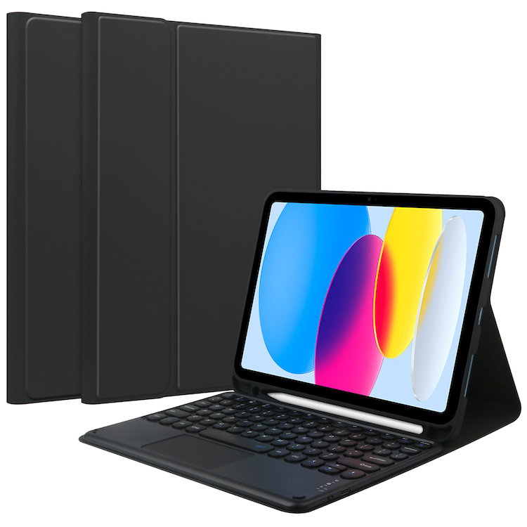 iPad キーボード ケース カバー ペンシル収納 第10世代 10.2 第9 8 7