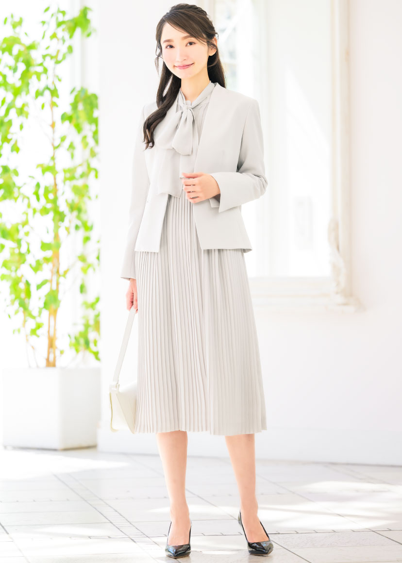 入学式 卒業式 スーツ レディース 2点セット セレモニー プリーツ