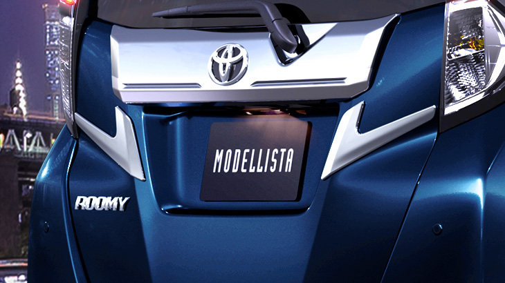 MODELLISTA モデリスタ バックドアガーニッシュ メッキ ルーミー M900A