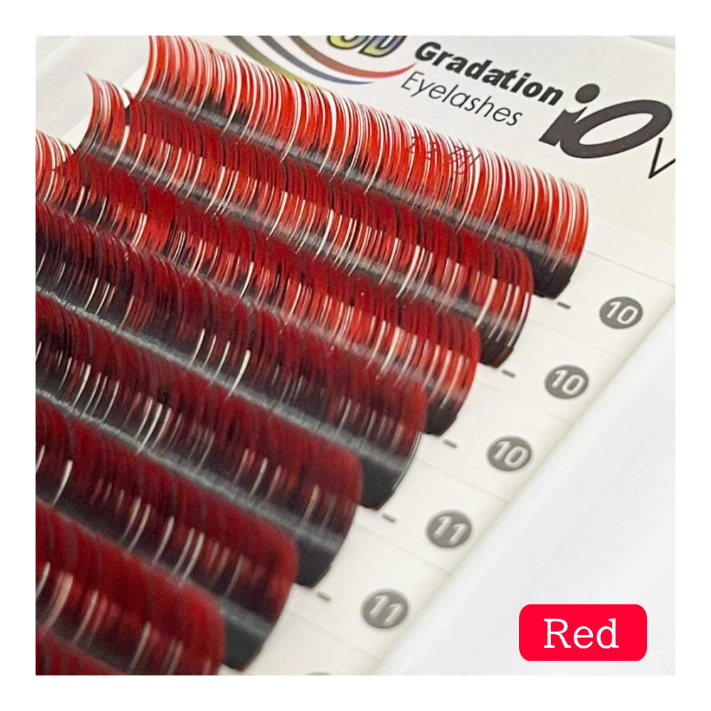 グラデーション MIX カラー アイラッシュ Cカール 太さ0.15mm マツエク