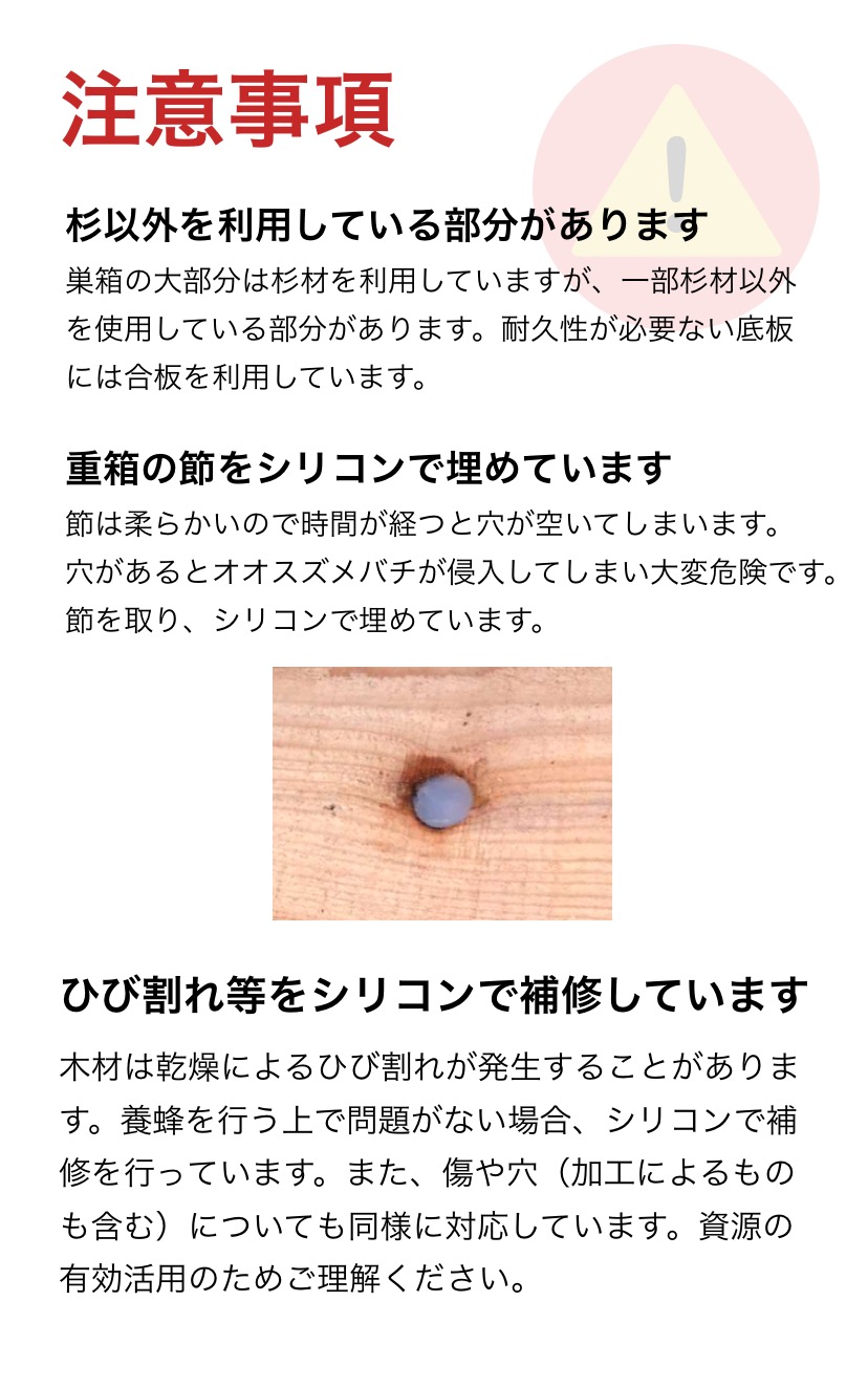 重箱式巣箱4段セット : 週末養蜂家ショップ - 通販 - Yahoo!ショッピング