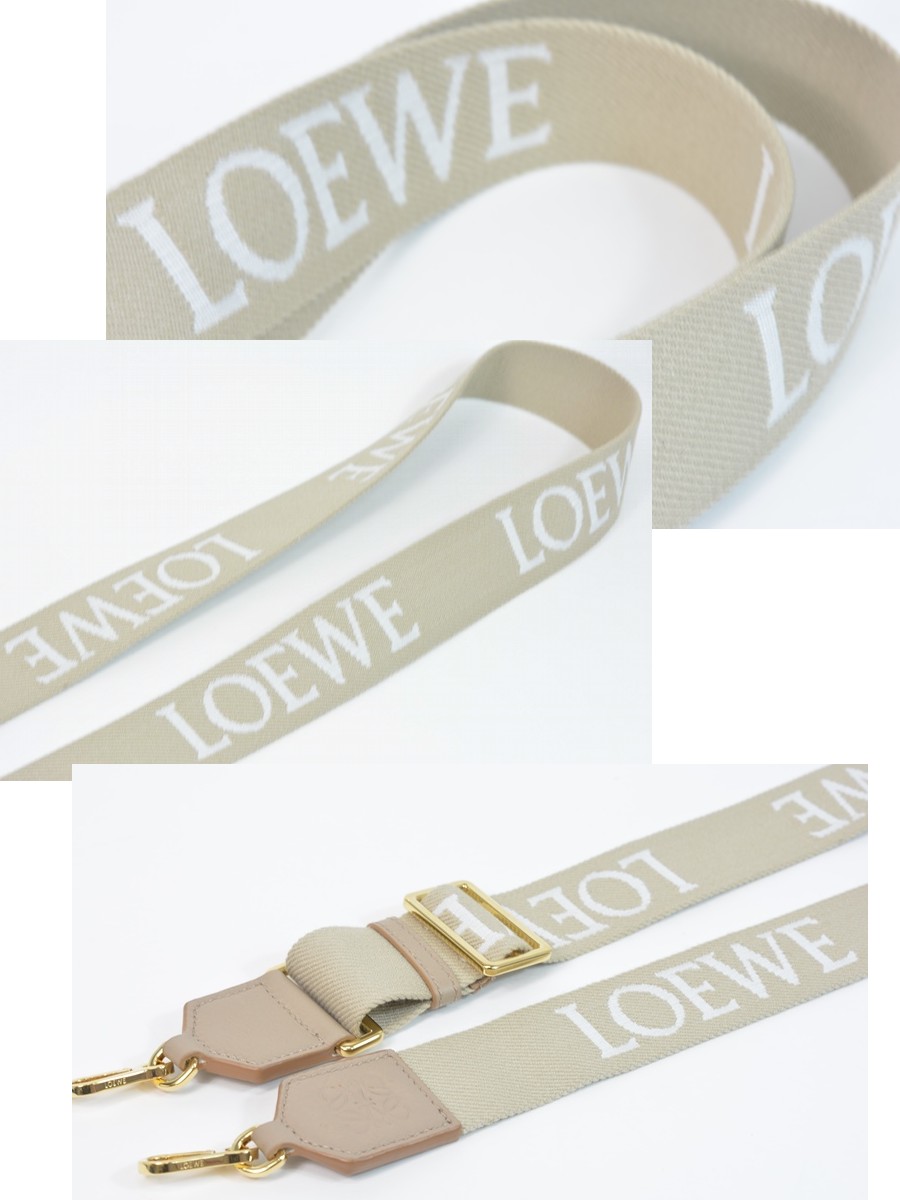 LOEWE（ロエベ） 【新品同様】ロエベ ロゴ ジャガード ストラップ