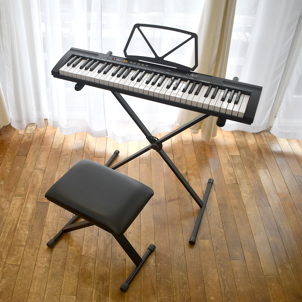 キーボード ピアノ 61鍵盤 超軽量スリム設計 TORTE TSDK-61 〔トルテ