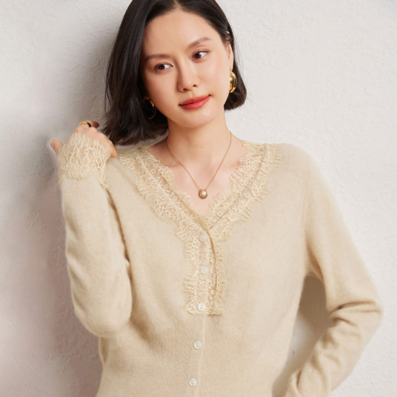 セーター レディース カシミヤ カシミヤ100％ 女性 トップス ニット V