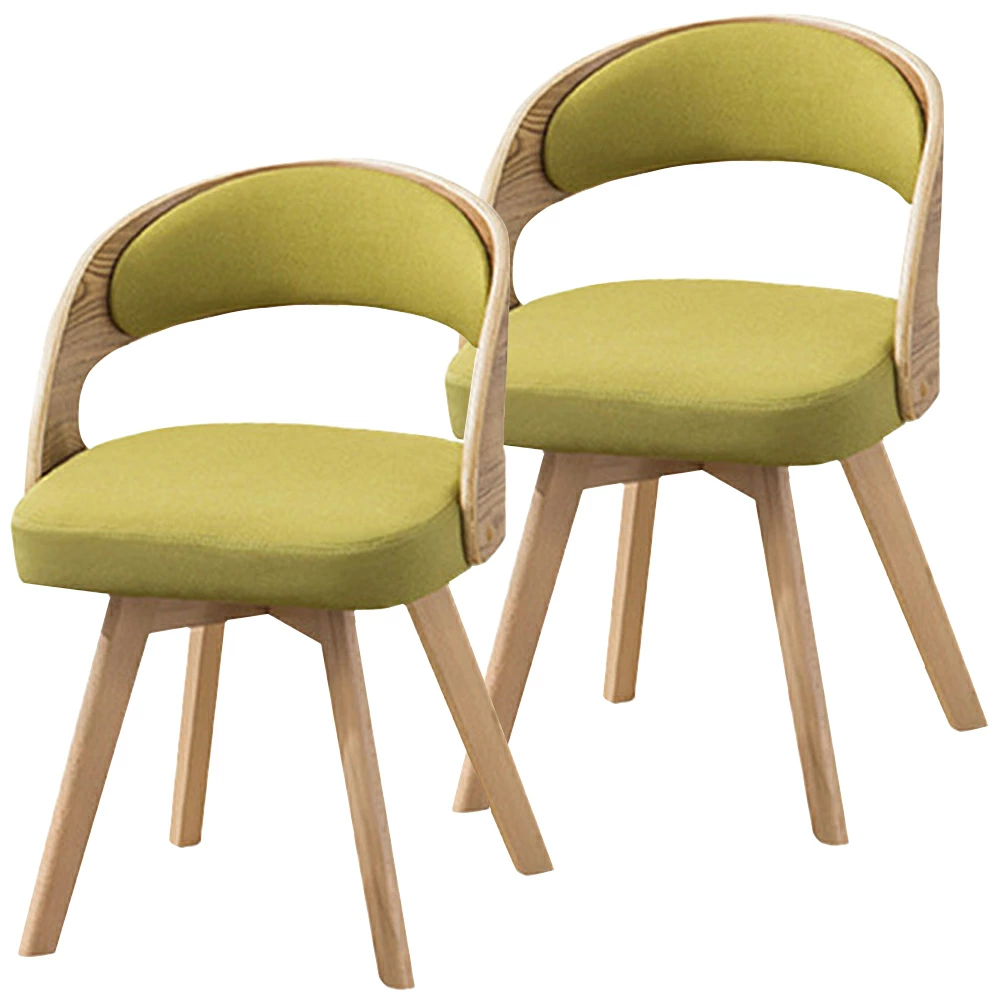 ダイニングチェア 回転 木製 北欧 360度 回転椅子 2脚セット 椅子 イス