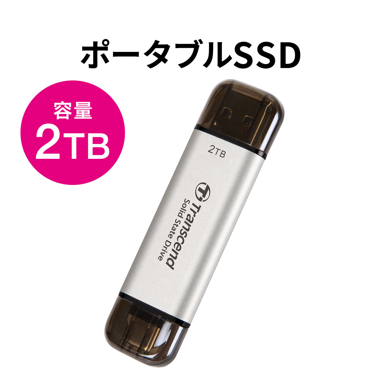 SANWA SUPPLY（サンワサプライ） スティック型SSD SSD 外付け 2TB
