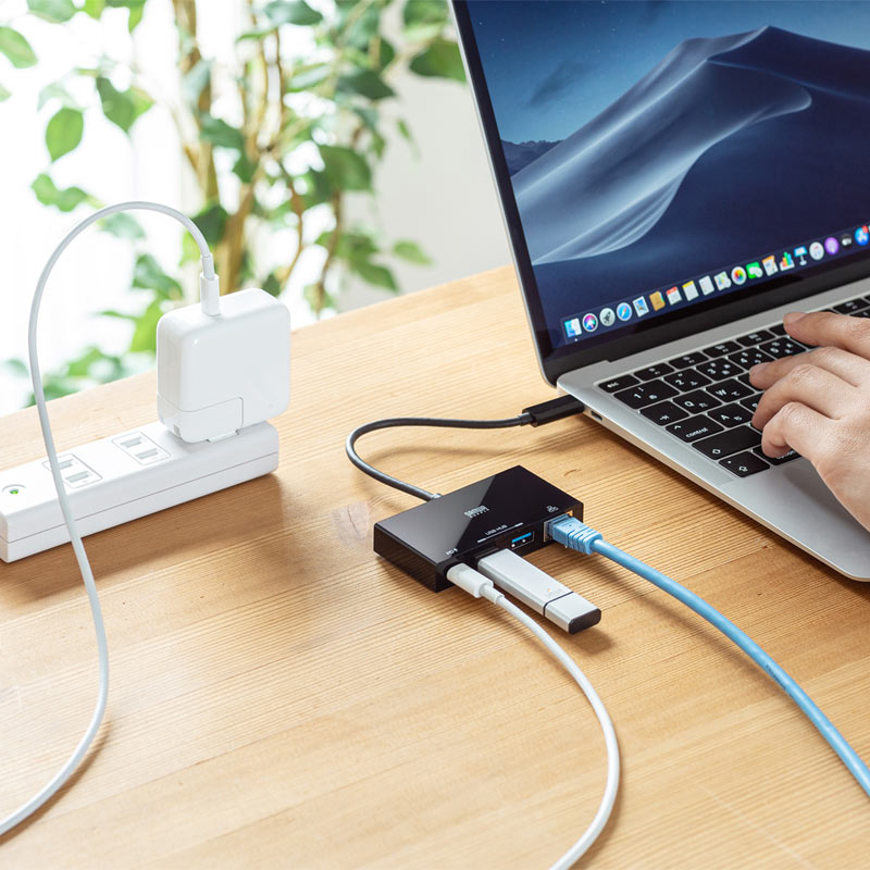 SANWA SUPPLY（サンワサプライ） Type-C-ギガビットLANアダプタ USB