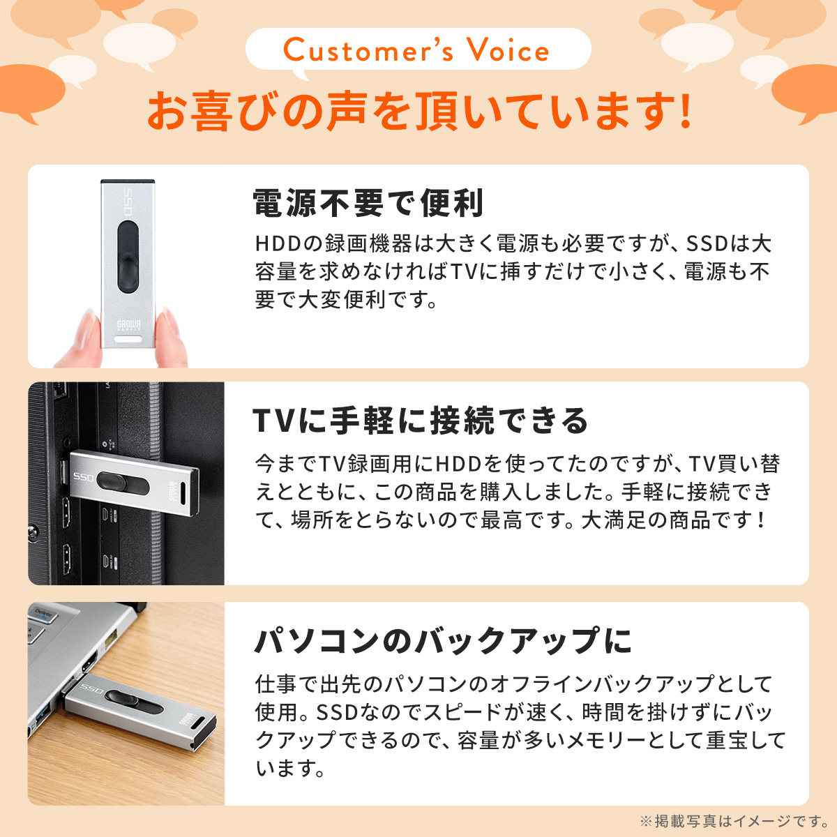 SANWA SUPPLY（サンワサプライ） スティック型SSD 1TB 外付け