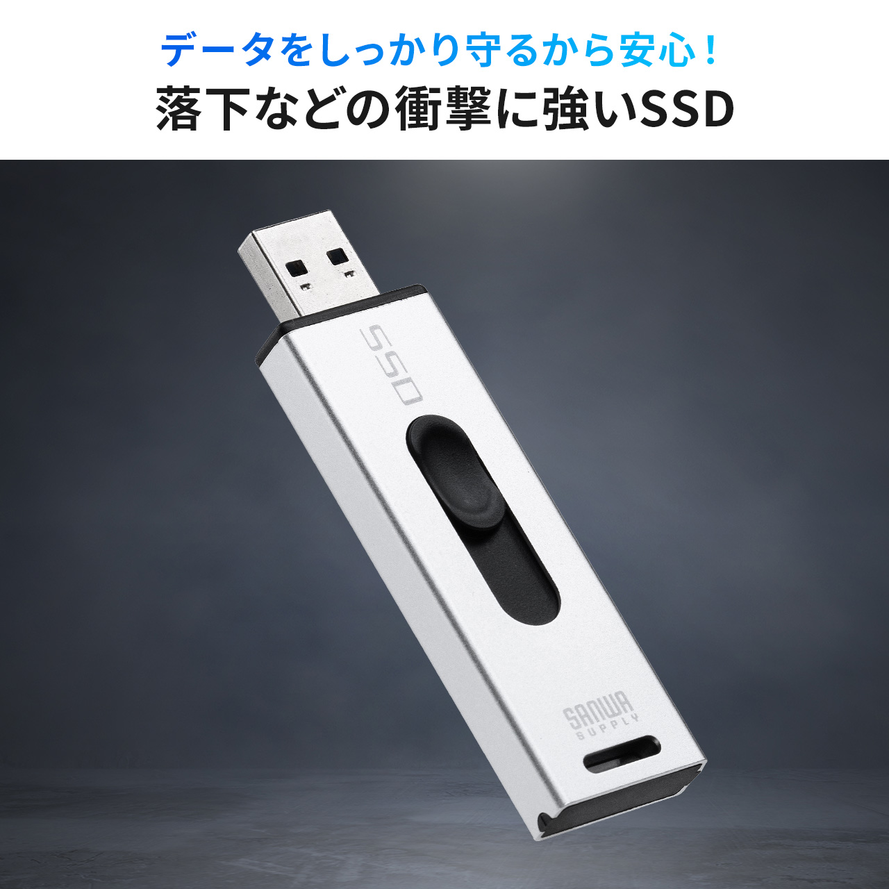 SANWA SUPPLY（サンワサプライ） スティック型SSD 2TB 外付け