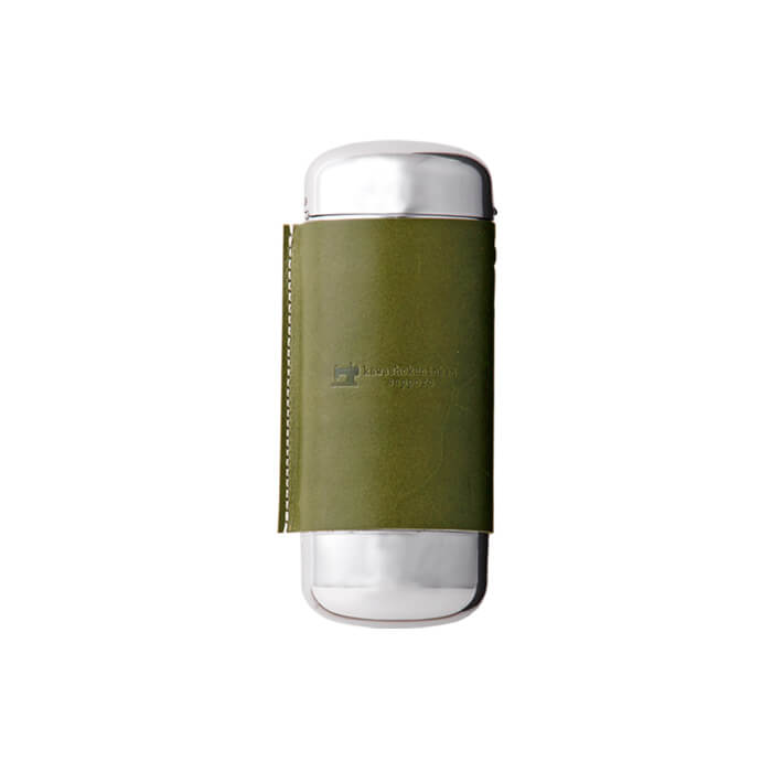 メガネケース ハード 革 ワンタッチ 革巻き 眼鏡ケース おしゃれ