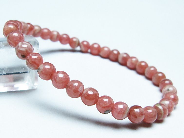 インカローズ ロードクロサイト ブレスレット 6mm [t16-15700]