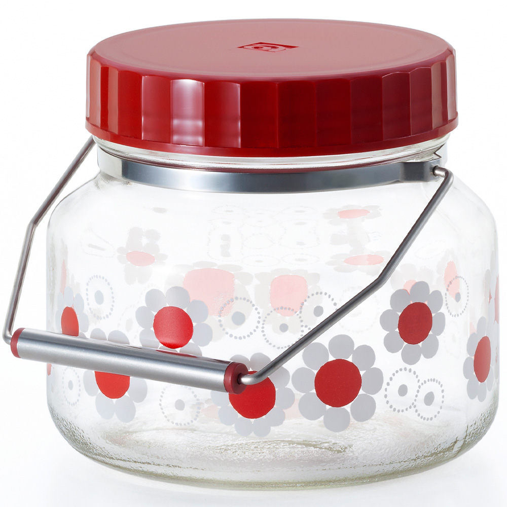 ADERIA アデリアレトロ 貯蔵びん 1L ガラス キャニスター 保存容器