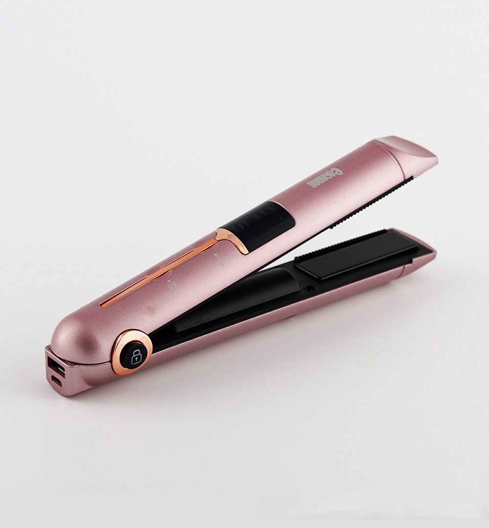 訳あり】ヘアアイロン コードレス ミニ ストレート 充電式 カール 2WAY