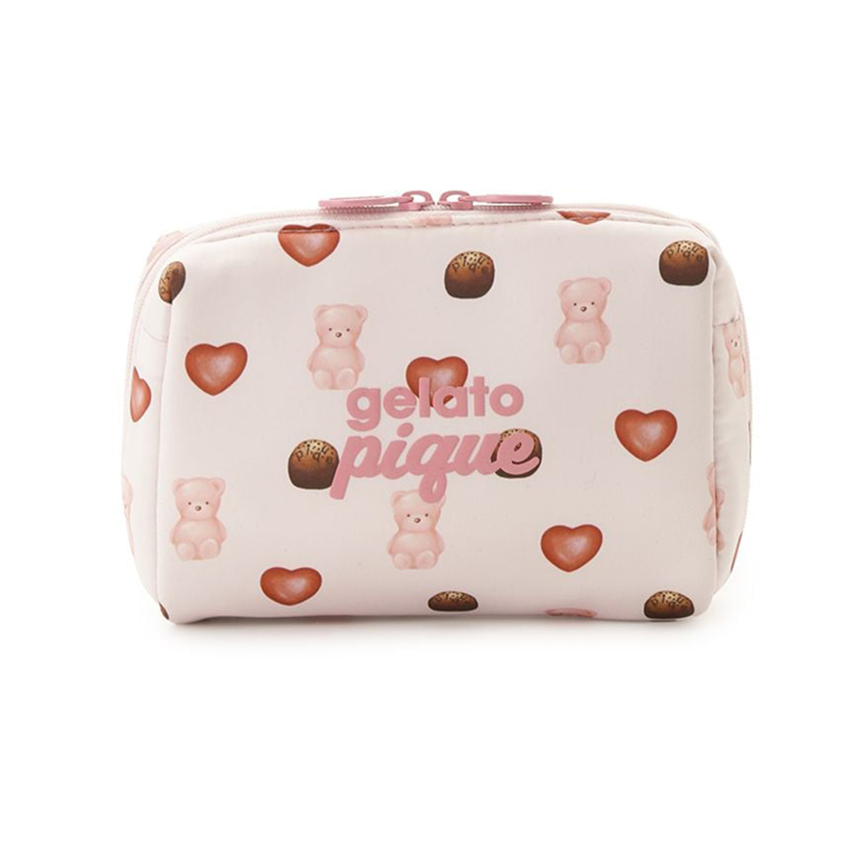 gelato pique（ジェラートピケ） gelato pique Valentine 総柄ポーチ