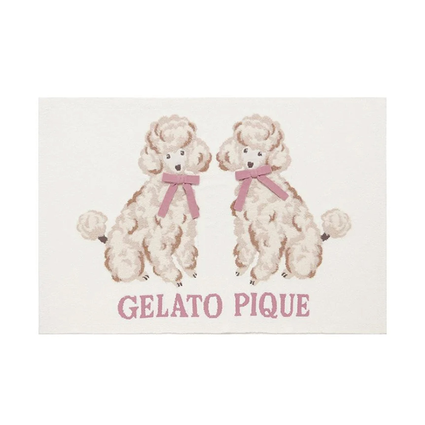 gelato pique（ジェラートピケ） プードルジャガードブランケット