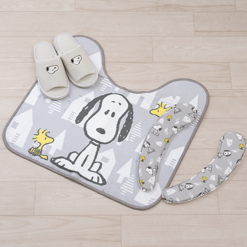 SNOOPY（スヌーピー） トイレマットセット 3点 トイレマット+