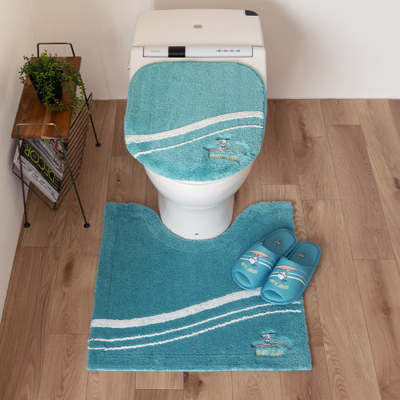 SNOOPY（スヌーピー） トイレマットセット 3点 約58×60cm トイレマット
