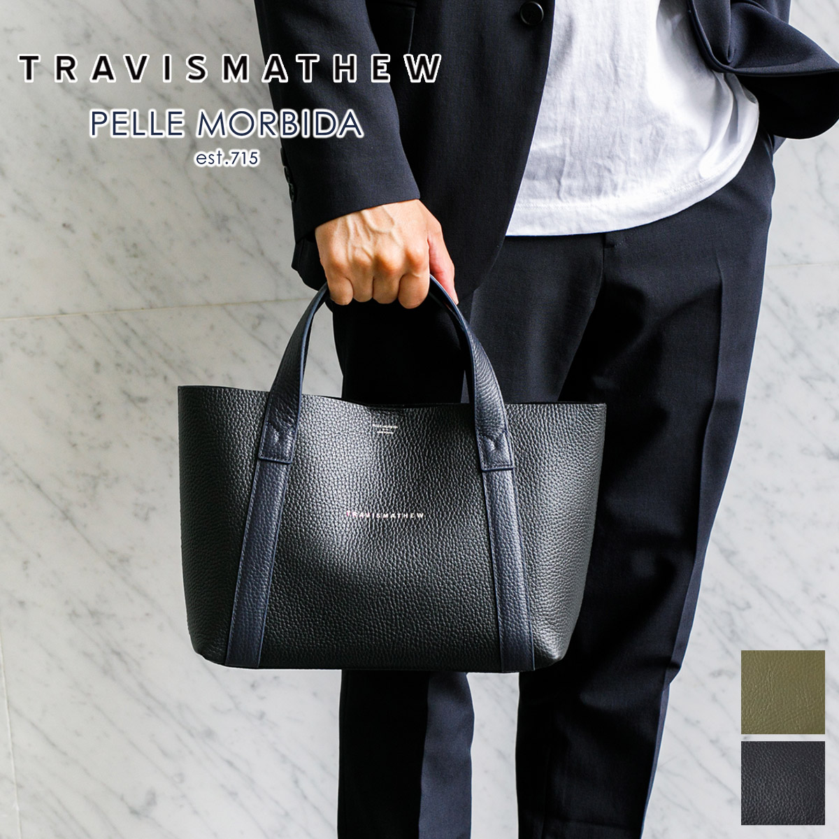 PELLE MORBIDA（ペッレ モルビダ） TRAVISMATHEW PREMIUM × トート