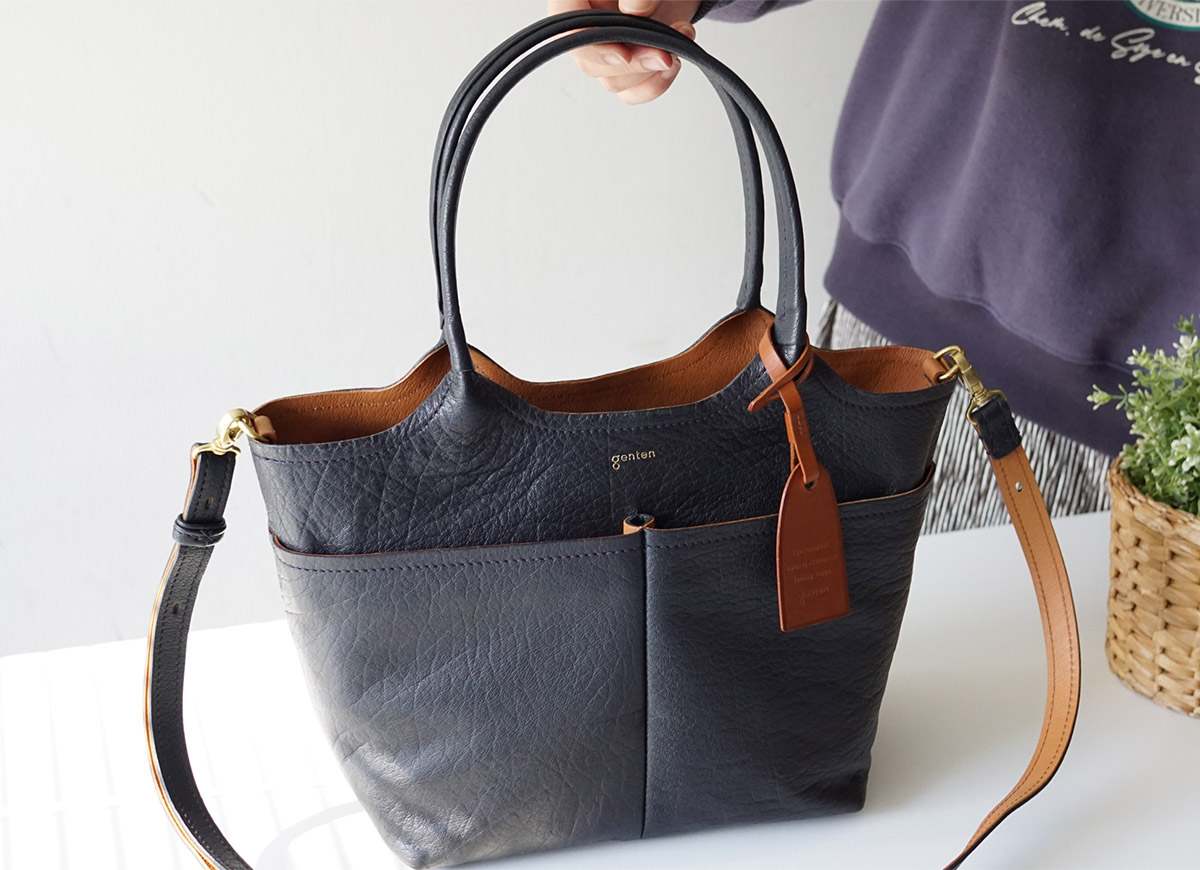 genten（ゲンテン） 3年保証＋ケアセット付 タスカ 2WAY トートバッグ