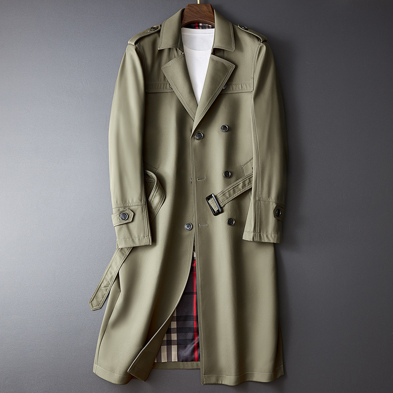 クリストフルメール モスグリーン ロングコート ベルト付き セール