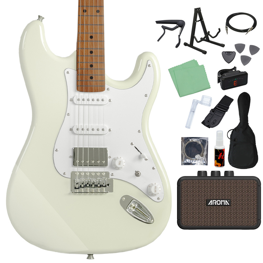 Eris. エリス Nestia エレキギター初心者14点セット 充電式ミニアンプ