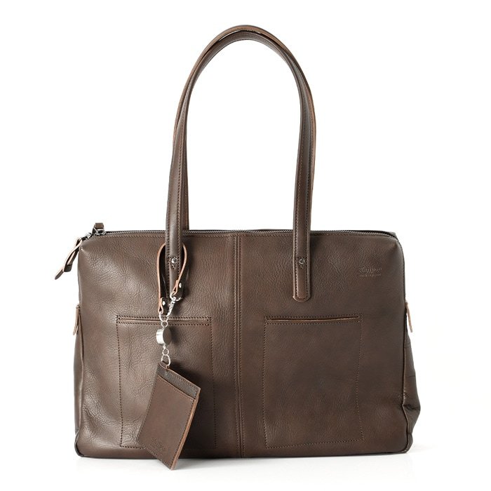 ビジネス トートバッグ レディース a4 本革 日本製 ファスナー