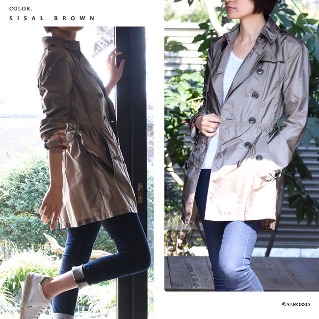 BURBERRY（バーバリー） トレンチ コート レディース 秋 ショート