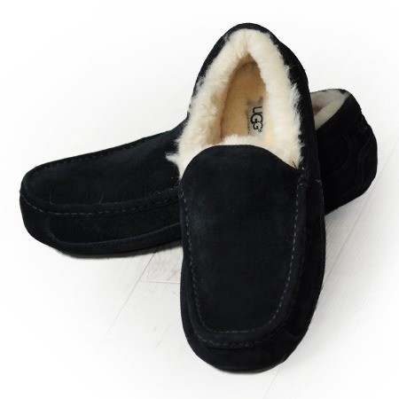 UGG（アグ） メンズ スリッポン ボア ムートンシューズ フラット