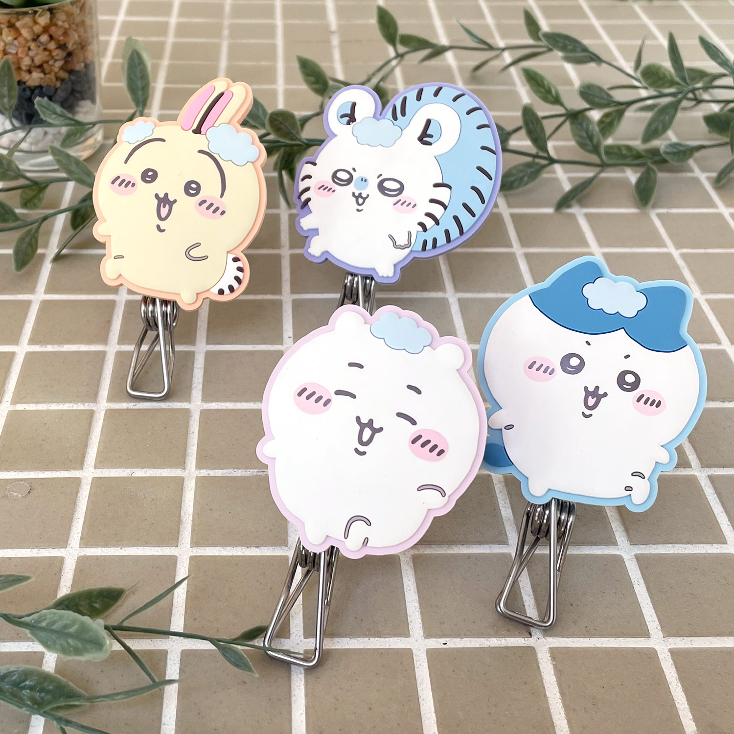 ちいかわ ハンガークリップ ＜ うさぎ＆モモンガ ＞ ランドリー