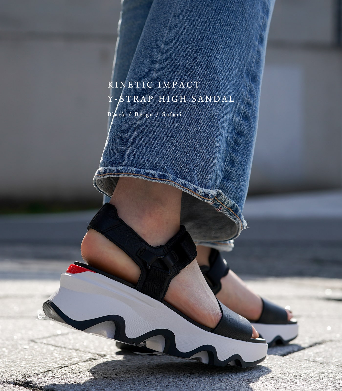 SOREL（ソレル） サンダル 厚底サンダル 厚底 黒 ブラック