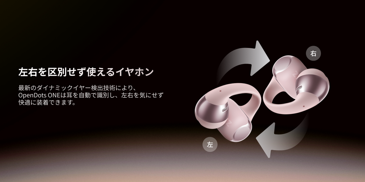 Shokz（ショックス） 爆買 公式Shokz OpenDots ONE 完全ワイヤレス