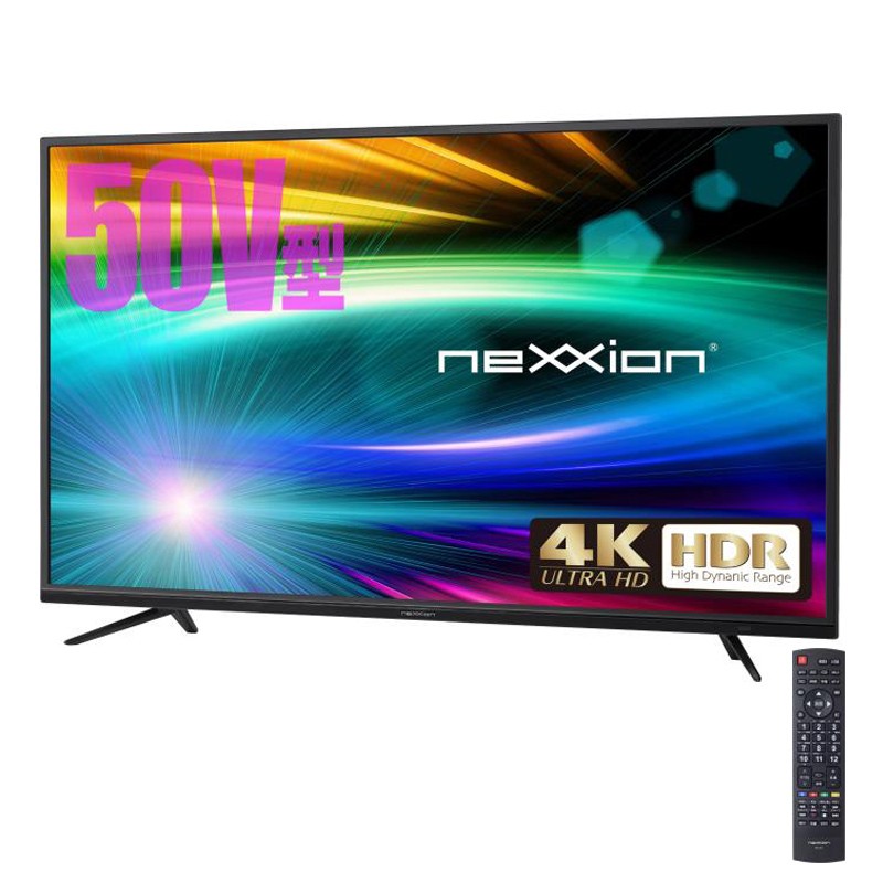 nexxion 50V型 HDR対応4K液晶テレビ : ショッピング ラボ - 通販