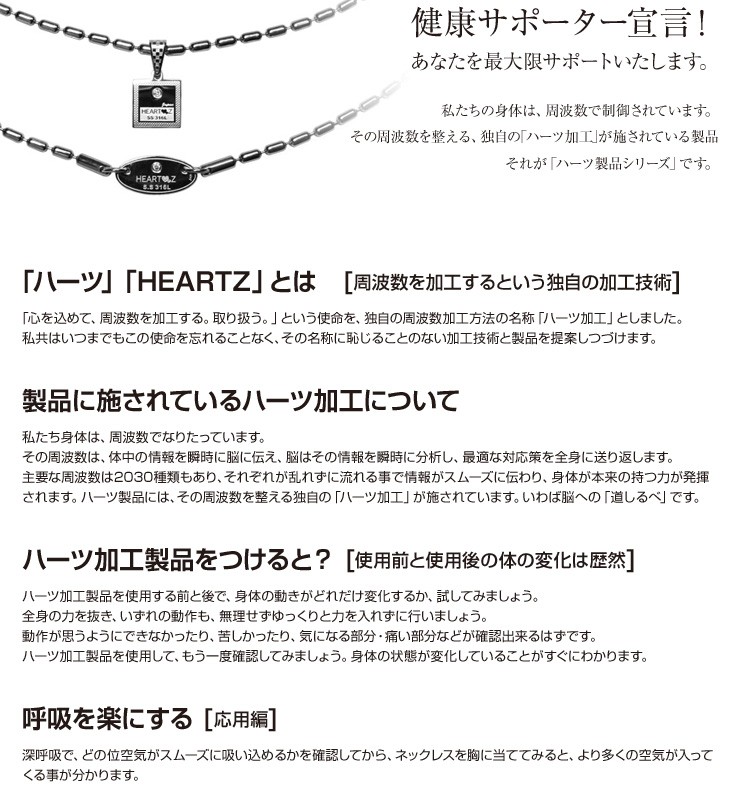 ハーツネックレス・ブレスレット Good-HEARTZ グッドハーツ セイバー