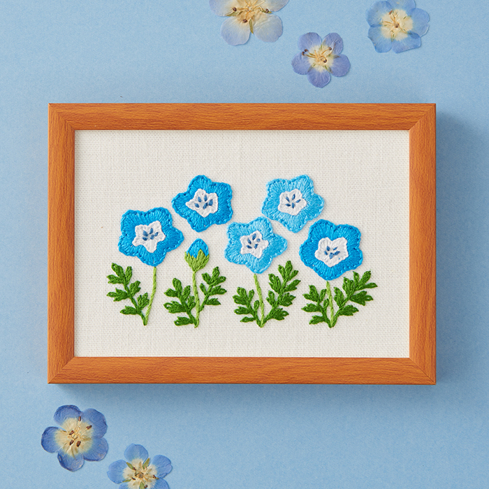 戸塚刺繍キット フレームキット ワイルドフラワー | ミモザ ローズ