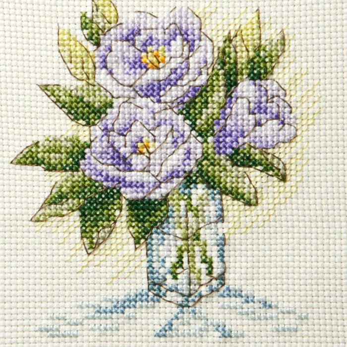 戸塚刺繍キット花の色クロスステッチ | 戸塚刺しゅう 刺繍キット