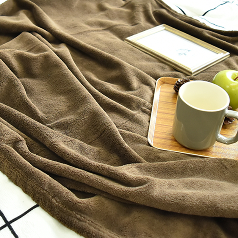 あったか ブランケット ひざ掛け 約70×100cm ハーフケット 約100×140cm