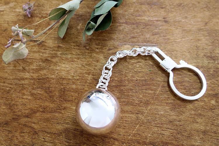 オルゴールボール キーホルダー チェーンタイプ メルヘンクーゲル
