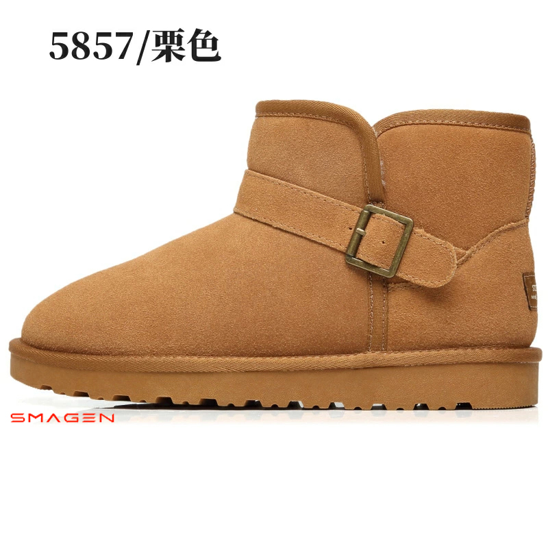 ブーツ ムートンブーツ レディース メンズ 本革 100% 防冷 シープ