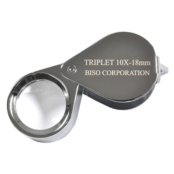 10倍トリプレットルーペ 宝石用ルーペ ジュエリールーペ ブラック