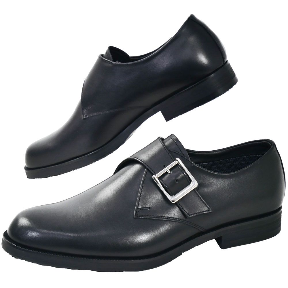 REGAL（リーガル） ビジネスシューズ 雪道対応ソール モンクストラップ