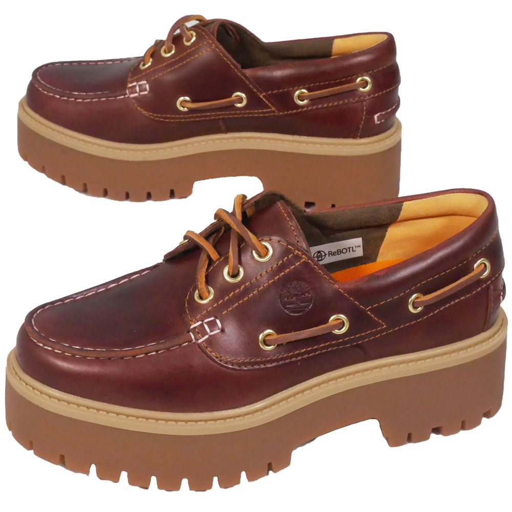 Timberland（ティンバーランド） レディース 厚底 モカシン ストーン