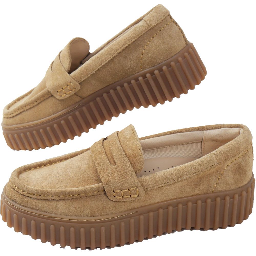 Clarks（クラークス） 厚底 ローファー レディース 854G