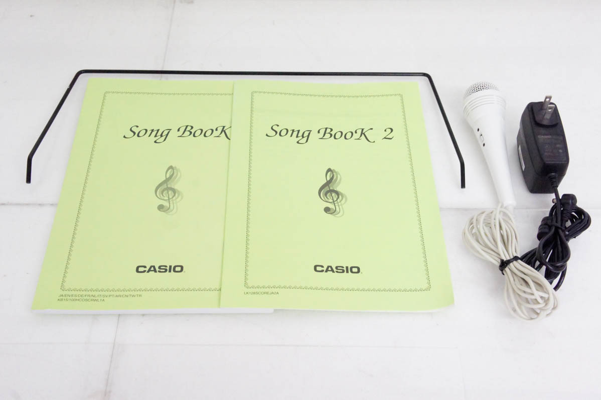 中古 CASIOカシオ 光ナビゲーションキーボード LK-128 電子キーボード